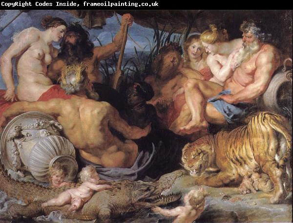 Peter Paul Rubens The Four great rivers of  Antiquity